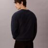 Camisola Descontraída em Tecido Felpudo Premium com Logótipo Monogram