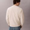 Camisola Descontraída em Tecido Felpudo Premium com Logótipo Monogram
