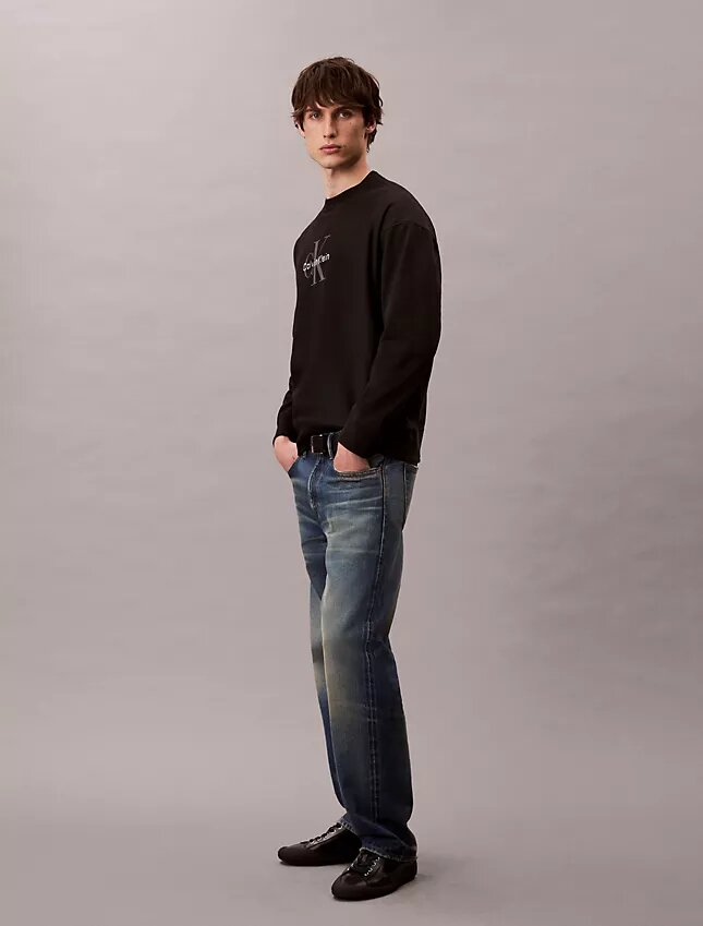 Camisola Descontraída em Tecido Felpudo Premium com Logótipo Monogram Camisola Descontraída em Tecido Felpudo Premium com Logótipo Monogram