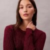 Camisola em mistura de lã merino com lurex Camisola em mistura de lã merino com lurex