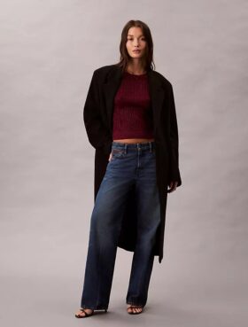 Camisola em mistura de lã merino com lurex