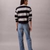 Camisola Henley com riscas universitárias