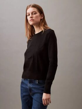 Camisola Monogram de algodão suave e descontraída