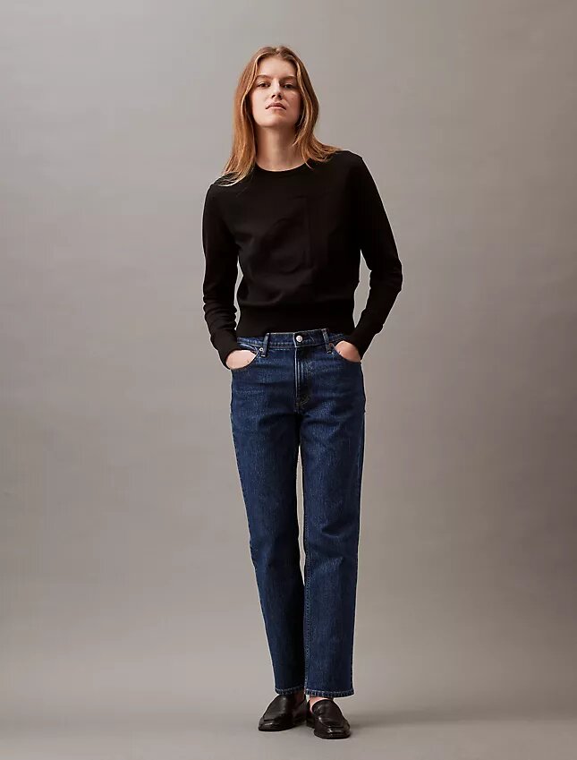 Camisola Monogram de algodão suave e descontraída Camisola Monogram de algodão suave e descontraída