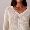 Camisola Monogram de algodão suave e descontraída Camisola Monogram de algodão suave e descontraída