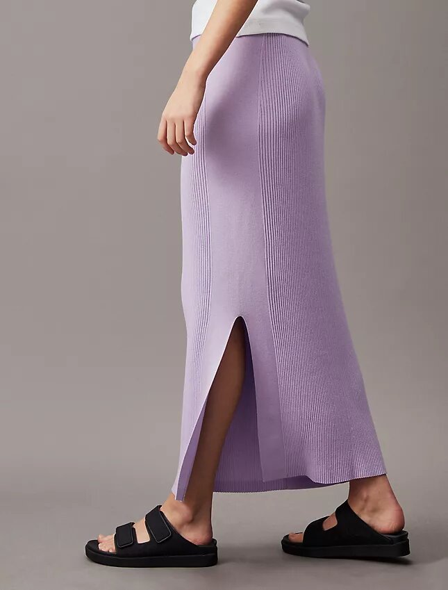 Camisola Monologo com canelado e saia maxi Camisola Monologo com canelado e saia maxi