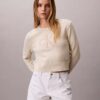 Camisola Monologo em chenille de algodão suave