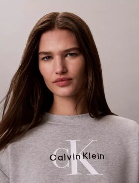 Camisola Monologo em French Terry de corte descontraído