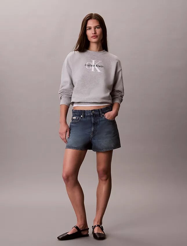 Camisola Monologo em French Terry de corte descontraído Camisola Monologo em French Terry de corte descontraído