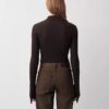 Camisola Polo Canelada Âmbar Camisola Polo Canelada Âmbar