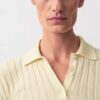 Camisola Polo Canelada Âmbar Camisola Polo Canelada Âmbar