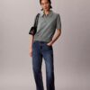 Camisola polo de malha folgada Camisola polo de malha folgada