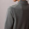 Camisola polo de malha folgada Camisola polo de malha folgada