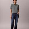 Camisola polo de malha folgada Camisola polo de malha folgada