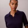 Camisola Polo de Malha Trançada Monologo Camisola Polo de Malha Trançada Monologo