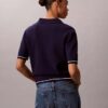 Camisola Polo de Malha Trançada Monologo Camisola Polo de Malha Trançada Monologo