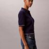 Camisola Polo de Malha Trançada Monologo Camisola Polo de Malha Trançada Monologo