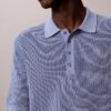 Camisola Polo em Algodão Waffle