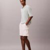 Camisola Polo em Algodão Waffle