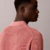 Camisola Polo em Algodão Waffle