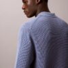 Camisola Polo em Algodão Waffle