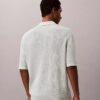 Camisola Polo em Algodão Waffle