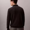 Camisola Polo em Mistura de Lã Merino Extra Fina Camisola Polo em Mistura de Lã Merino Extra Fina