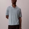 Camisola Polo em Mistura de Linho