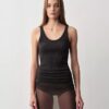 Camisola sem mangas com canelado Ella Camisola sem mangas com canelado Ella