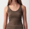 Camisola sem mangas com canelado Ella Camisola sem mangas com canelado Ella