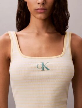 Camisola sem mangas com riscas Monologo