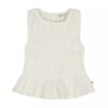Camisola sem mangas com smock para meninas Camisola sem mangas com smock para meninas