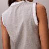 Camisola sem mangas curta com Monogram