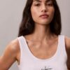 Camisola sem mangas de algodão elástico Cotton Stretch