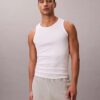 Camisola sem mangas de dormir em algodão elástico Cotton Stretch Camisola sem mangas de dormir em algodão elástico Cotton Stretch