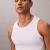 Camisola sem mangas de dormir em algodão elástico Cotton Stretch Camisola sem mangas de dormir em algodão elástico Cotton Stretch