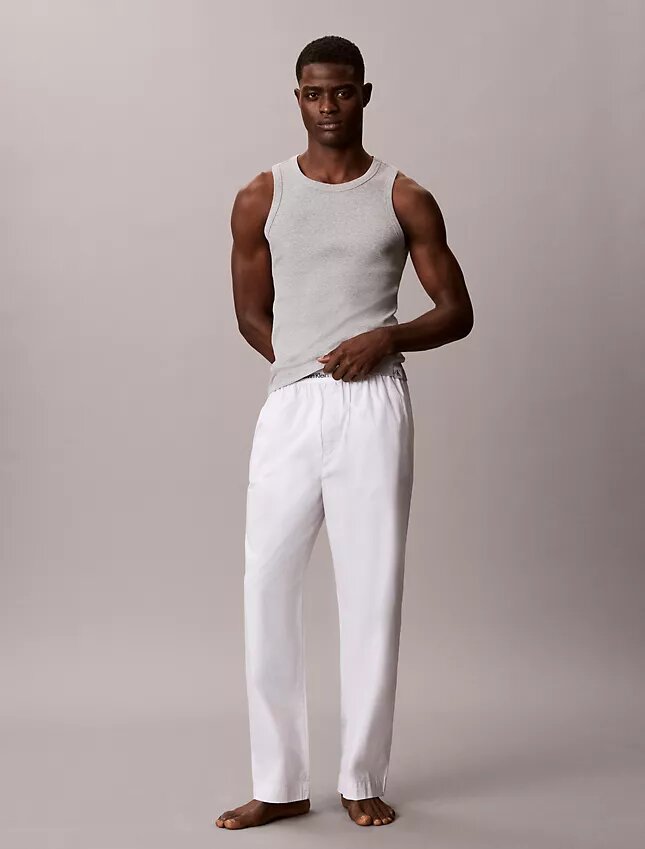 Camisola sem mangas de dormir em algodão elástico Cotton Stretch Camisola sem mangas de dormir em algodão elástico Cotton Stretch