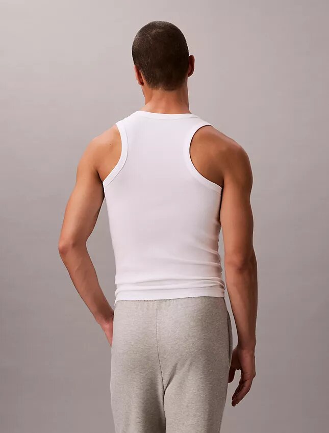 Camisola sem mangas de dormir em algodão elástico Cotton Stretch Camisola sem mangas de dormir em algodão elástico Cotton Stretch