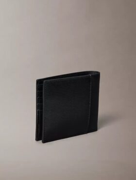 Carteira dobrável com logótipo e bolsa para moedas Carteira dobrável com logótipo e bolsa para moedas