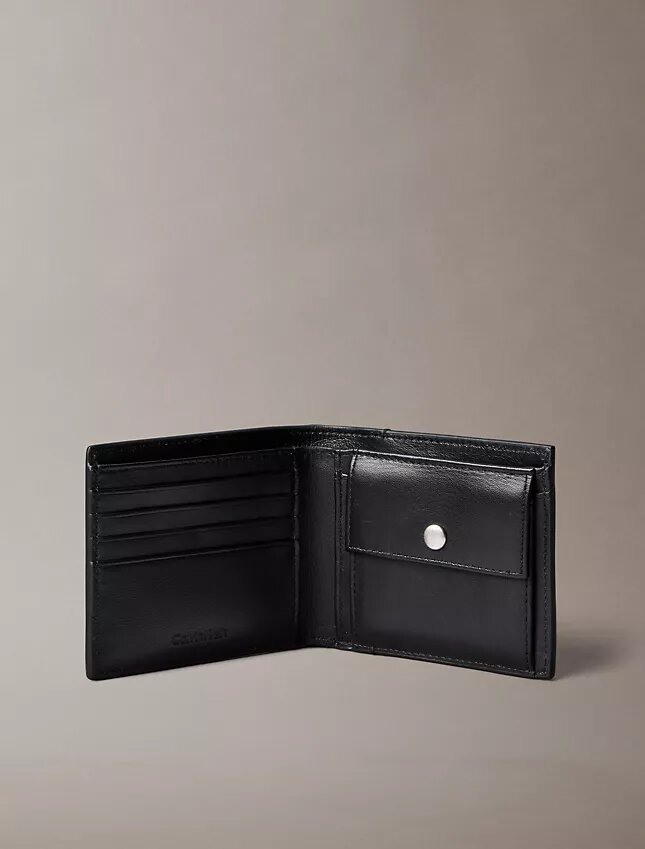 Carteira dobrável com logótipo em todo o corpo e bolsa para moedas Carteira dobrável com logótipo em todo o corpo e bolsa para moedas