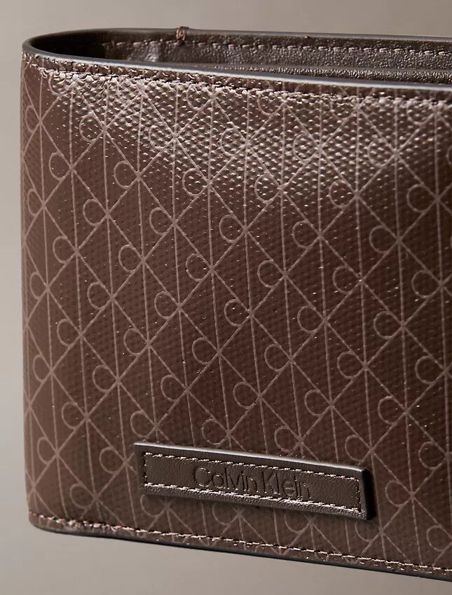 Carteira dobrável com logótipo em todo o corpo e bolsa para moedas Carteira dobrável com logótipo em todo o corpo e bolsa para moedas