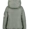 Casaco acolchoado com mangas raglan para meninas Casaco acolchoado com mangas raglan para meninas