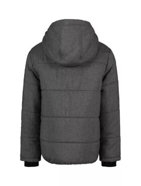 Casaco acolchoado com patch Monologo para meninos