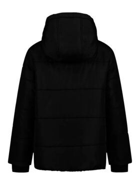 Casaco acolchoado com patch Monologo para meninos