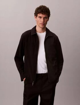 Casaco Blouson em Seersucker
