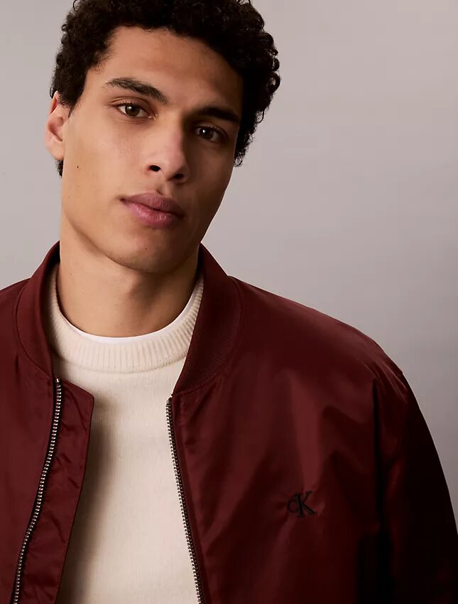 Casaco Bomber de Nylon Casaco Bomber de Nylon