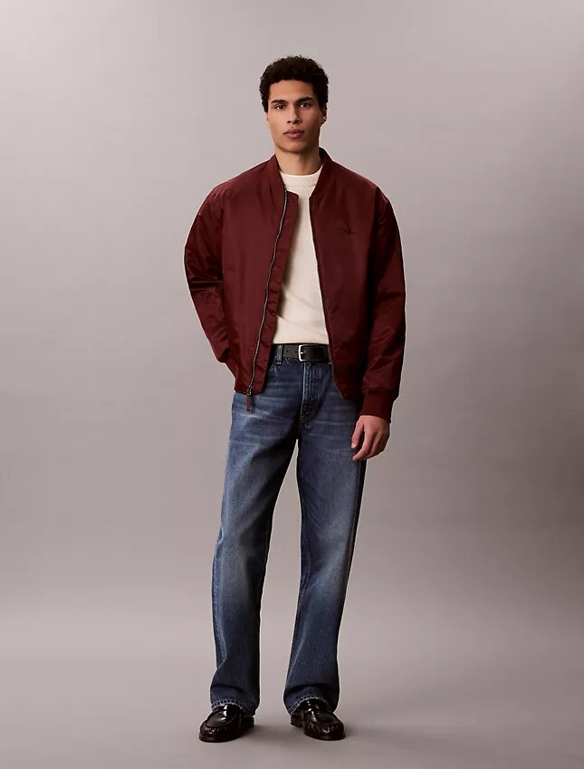 Casaco Bomber de Nylon Casaco Bomber de Nylon