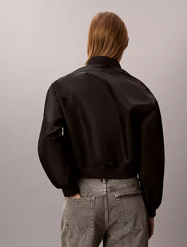 Casaco Bomber de Nylon Casaco Bomber de Nylon