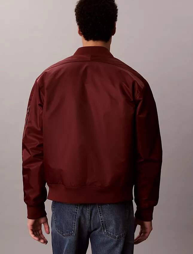 Casaco Bomber de Nylon Casaco Bomber de Nylon