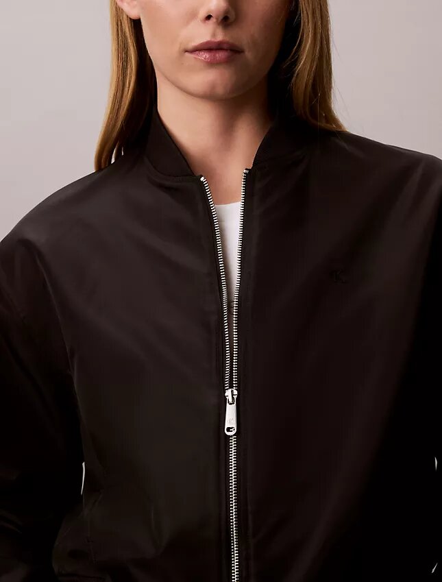 Casaco Bomber de Nylon Casaco Bomber de Nylon